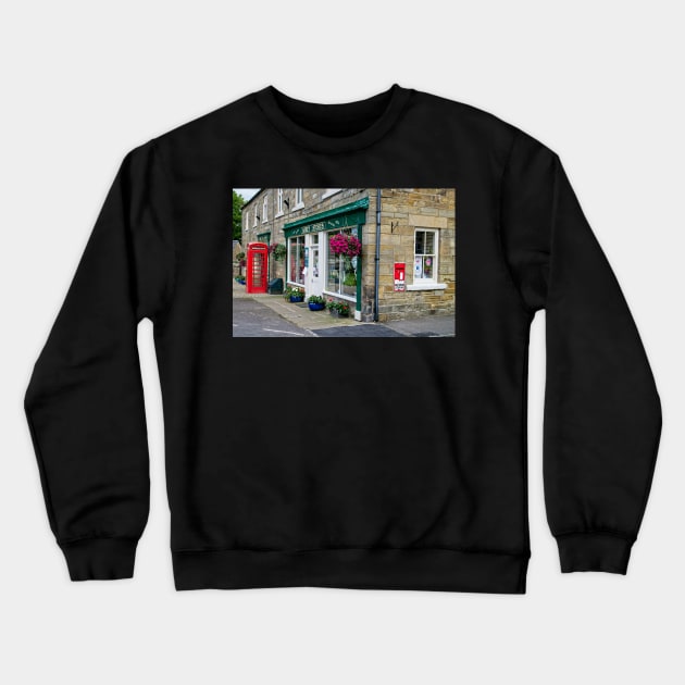 Rosedale Abbey Village Shop, Yorkshire Crewneck Sweatshirt by MartynUK